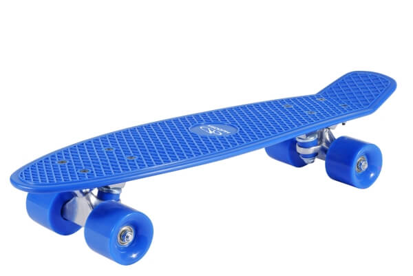 Hudora 12137 - Skateboard Retro Sky Blue, ca. 57x15 cm, ab 6 Jahren