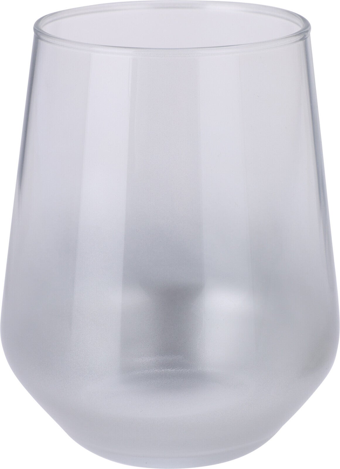 Drinkglas Tina zilver 425 ml D 6,8 H 11 cm