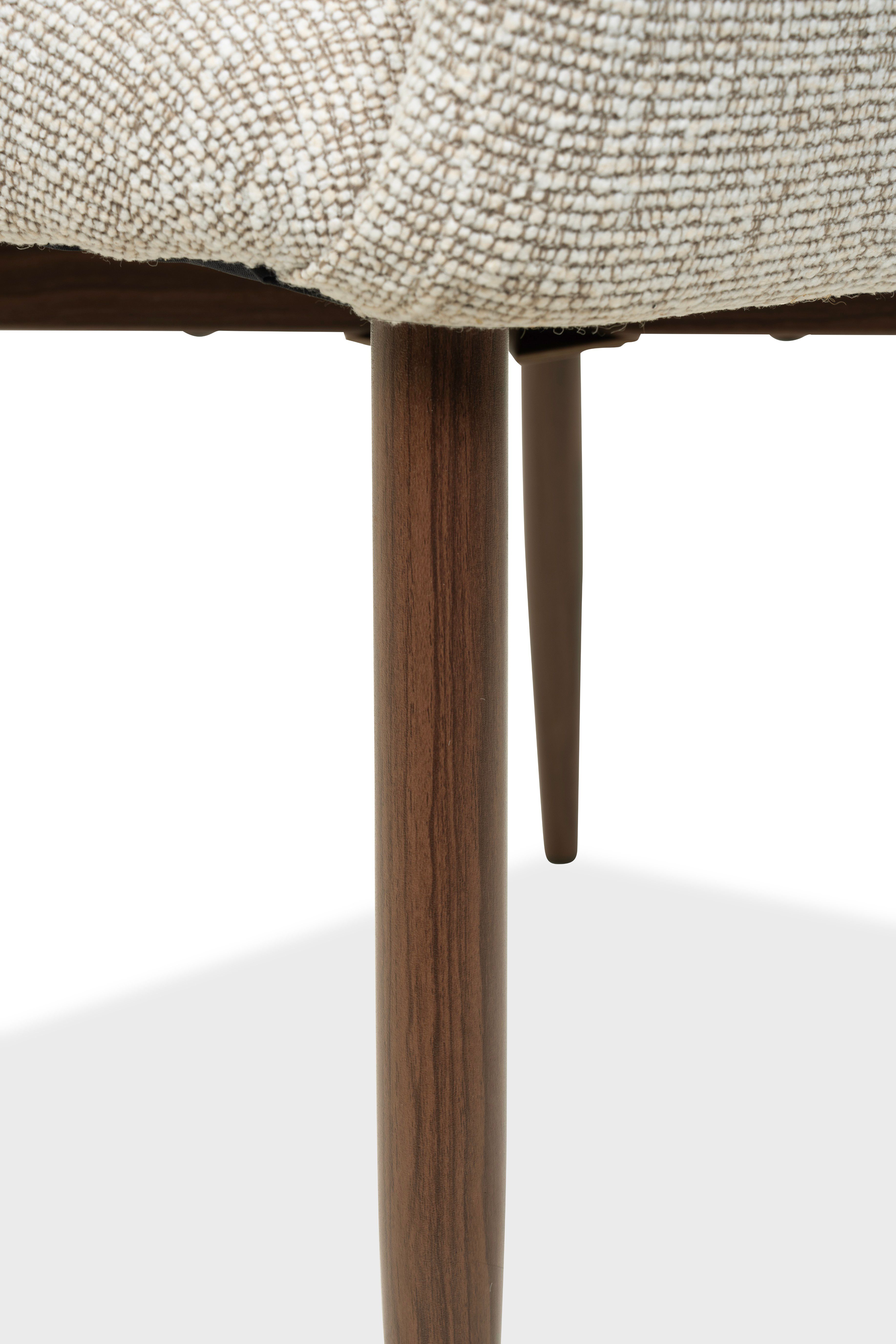 Eetstoel Lodge Shiitake 124 Nema B50 x D60 x H87 cm