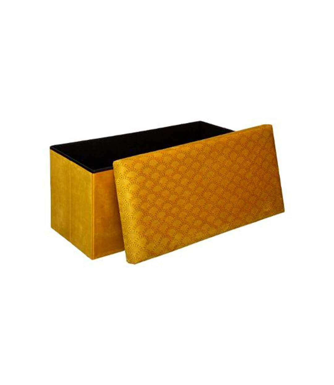 Banquette Pliable Velours Liam 38x76cm Ocre
