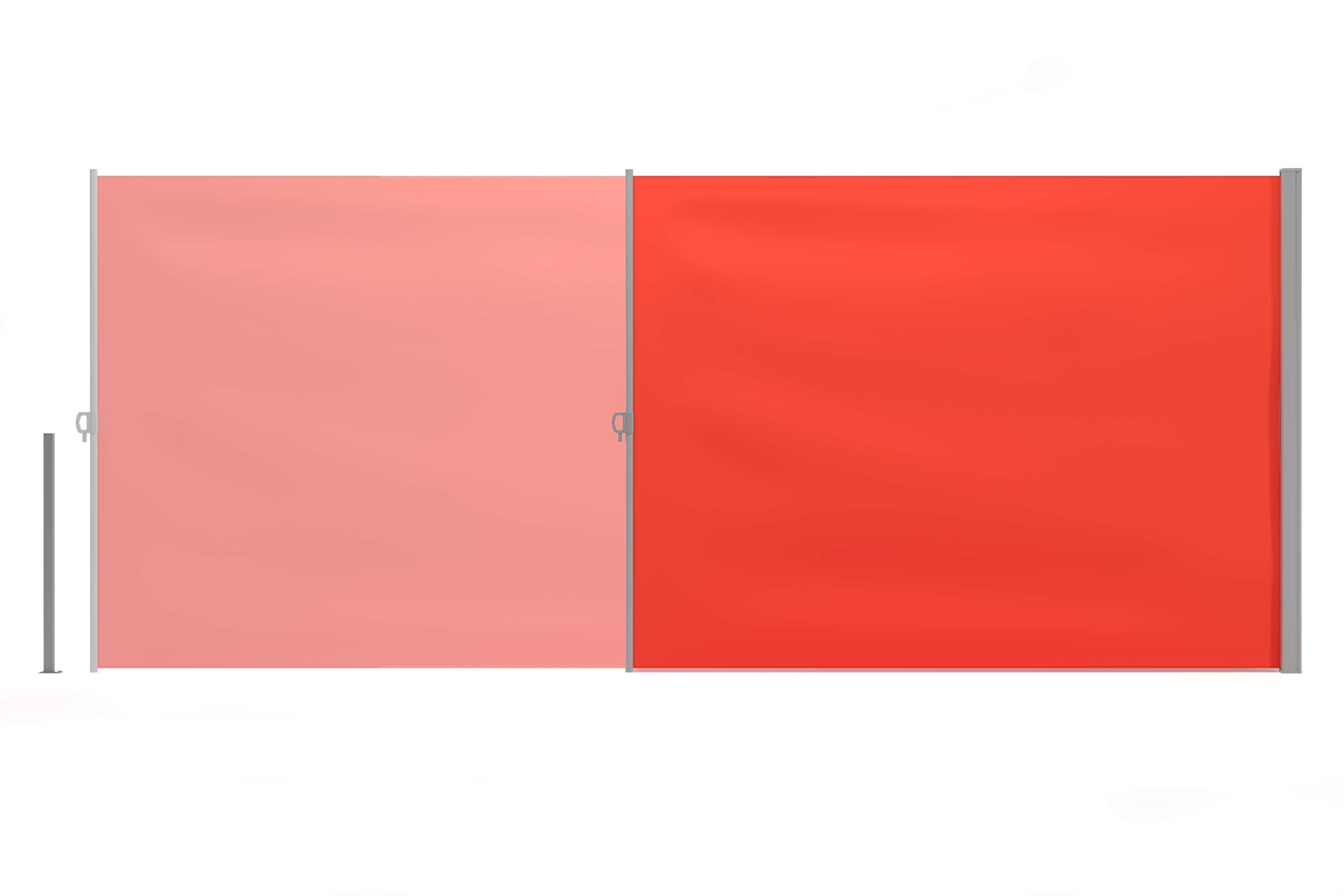 Seitenmarkise 200 x 500 cm orange