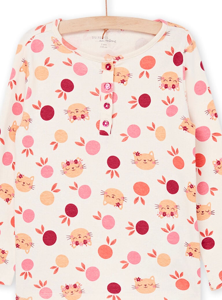 Pyjama à imprimé chat