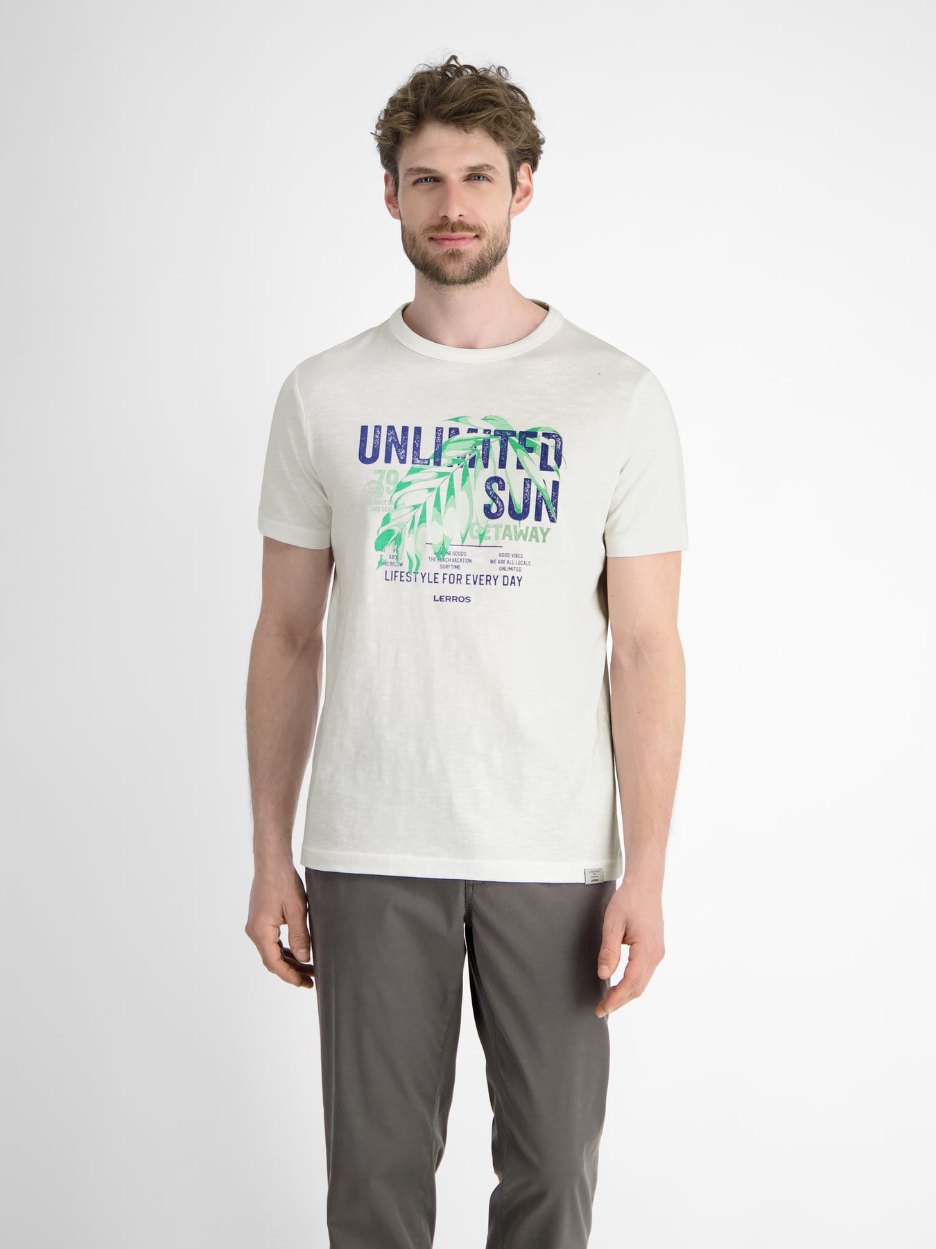 Herren T-Shirt mit Brustprint