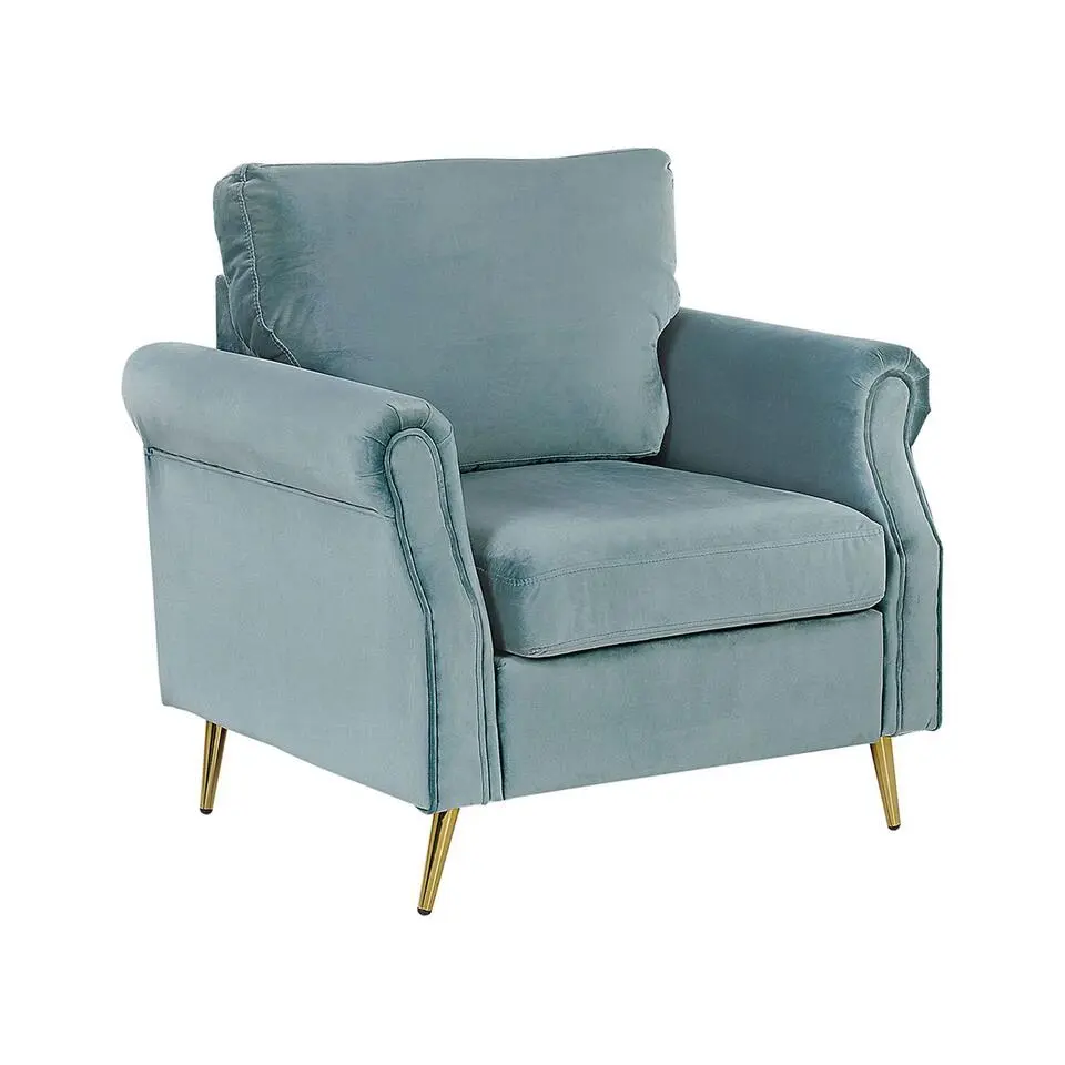 VIETAS - Fauteuil - Groen - Fluweel
