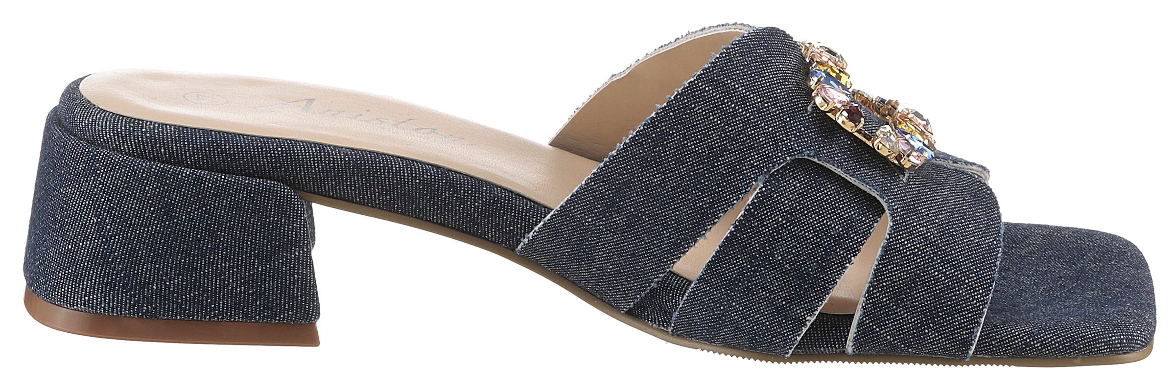 Aniston SHOES Pantolette  , Sommerschuh, Festtagsschuh, Blockabsatz - NEUE KOLLEKTION