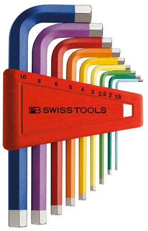 RAINBOW Inbus-Set, kurz, 1.522.53456810mm