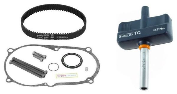 Brose - Pack Service kit pour moteur magnésium ( Courroie)   Clé Dynamométrique 0.2 NM