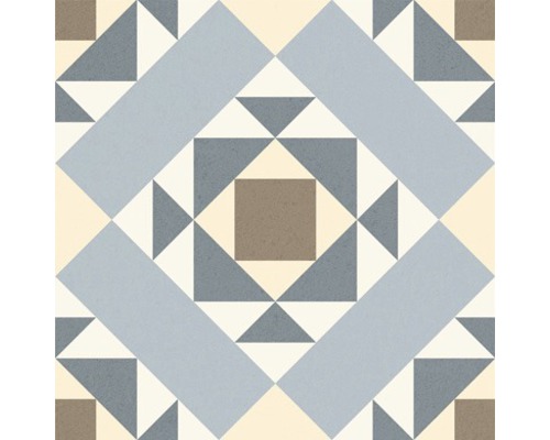 Porseleinen wand- en vloertegel Heritage tacogrijs in 76 verschillende designs 16,5 x 16,5 cm