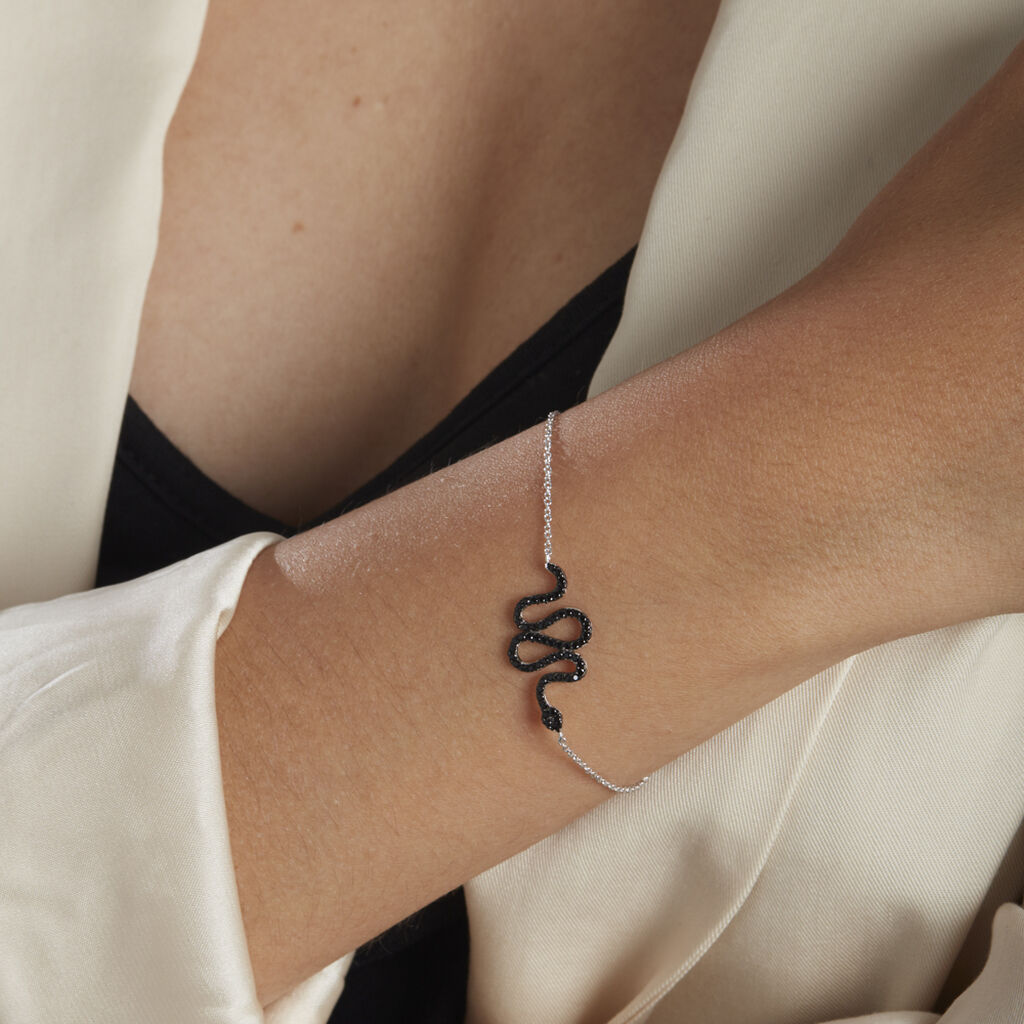 Bracelet Muses Argent Oxydes De Zirconium