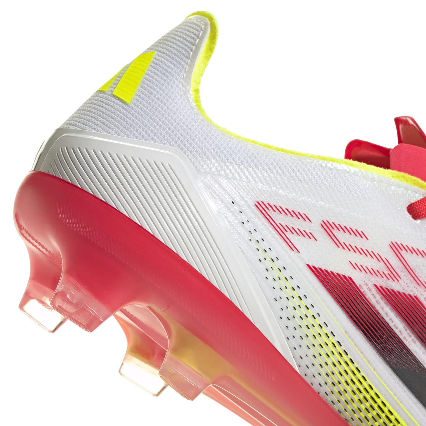 Adidas F50 Pro Gras Voetbalschoenen (FG) Wit Rood Zwart Geel
