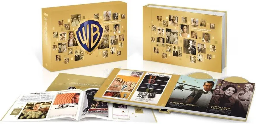 100 Ans Warner Coffret Volume 1 : Grands Classiques (25 blu-ray) Disques Blu-ray films