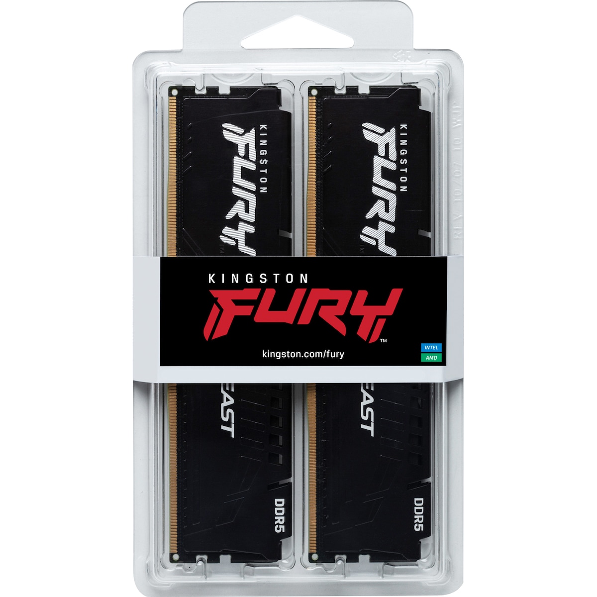 Kingston FURY Beast 64GB DDR5 RAM 5600MT/s CL36 (sort)