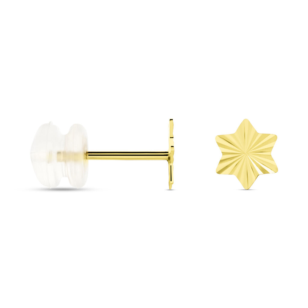 Boucles D'oreilles Puces Or Jaune Eadbert