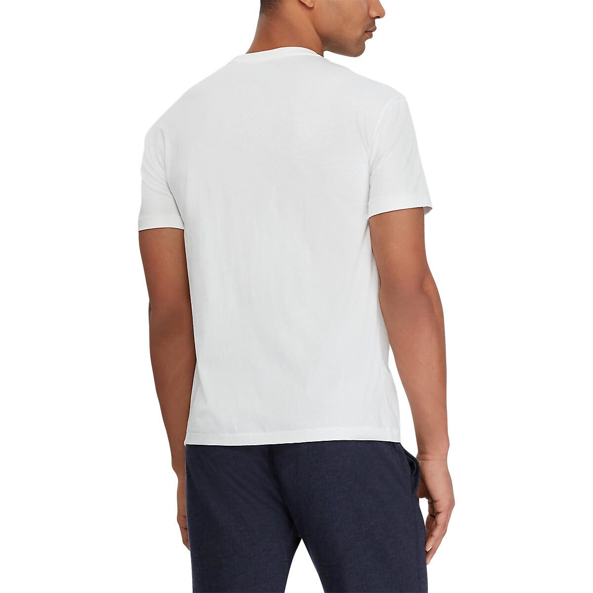 POLO RALPH LAUREN<br>Camiseta de gola redonda em malha de algodão