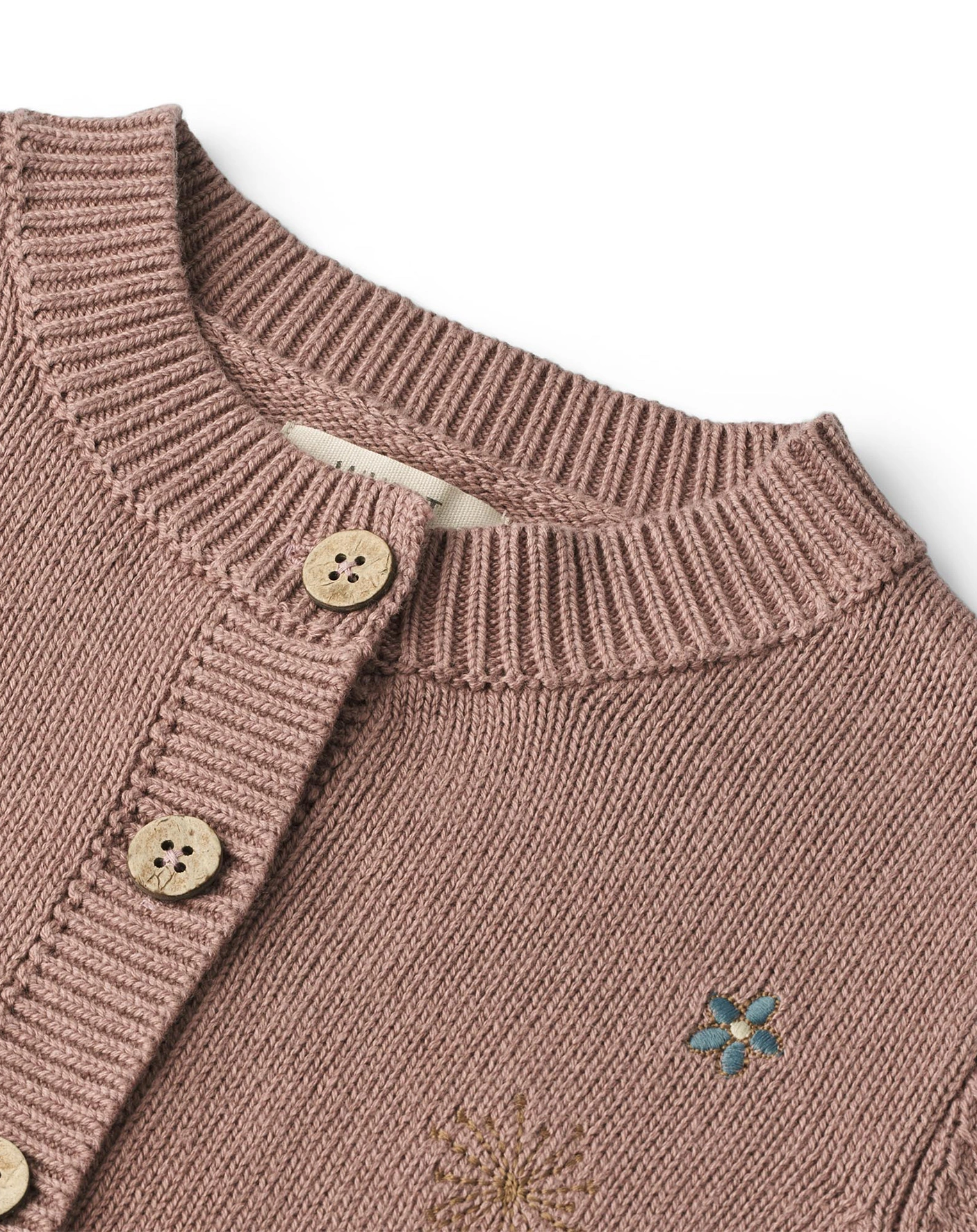 Strickjacke ELLA FLOWERS in lavender rose