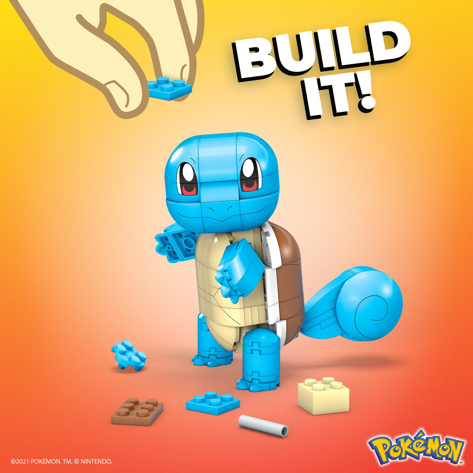 Mattel Konstruktionsspielzeug Pokémon Schiggy