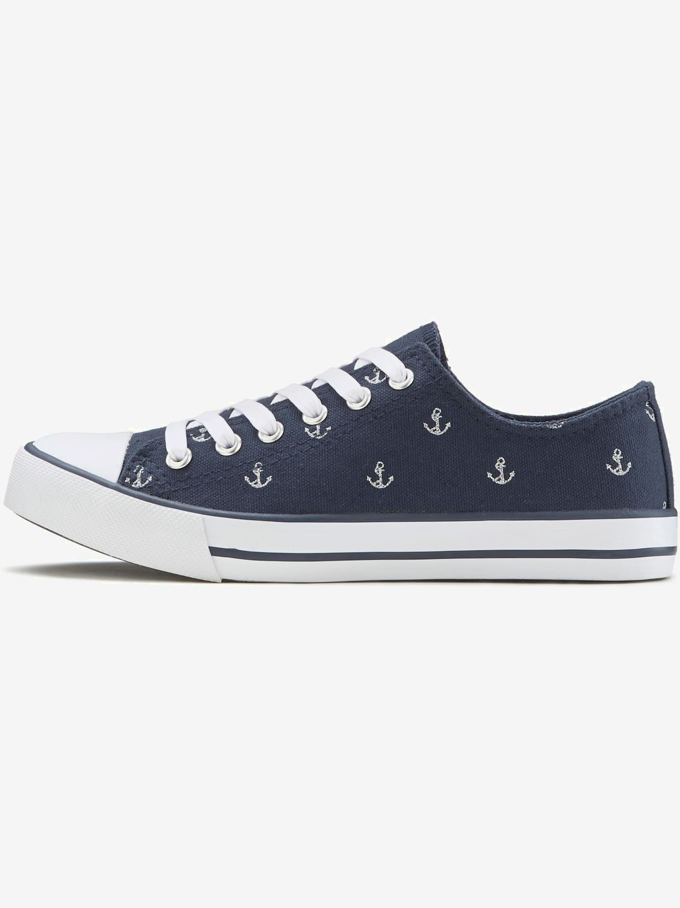 Baskets imprimé ancre tendance