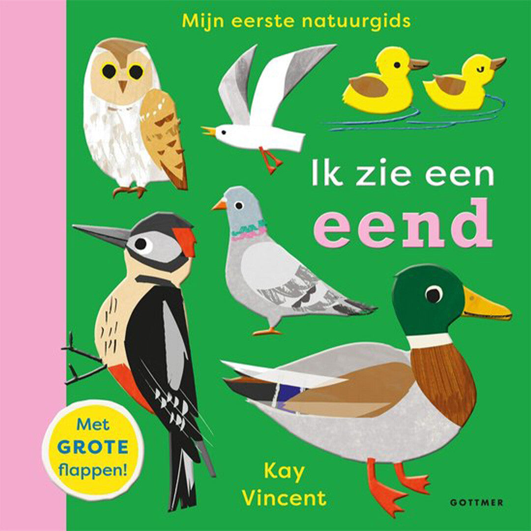 Uitgeverij gottmer flapjesboek ik zie een eend