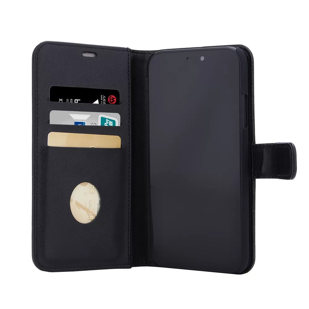 Radicover iPhone 11 Flipcover, vegansk læder - Sort