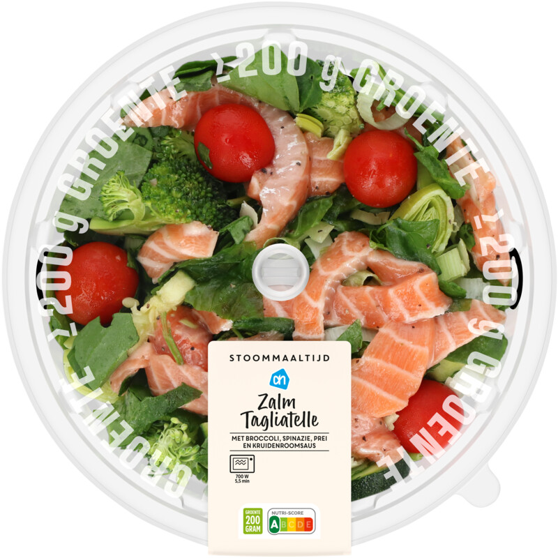 AH Stoommaaltijd zalm roomsaus