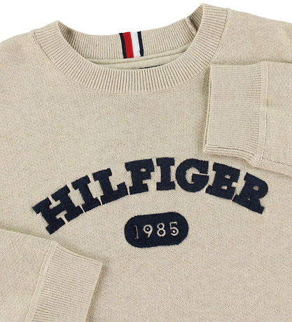 Tommy Hilfiger Bluse - Strick - Terry Strick - Kaschmir Creme