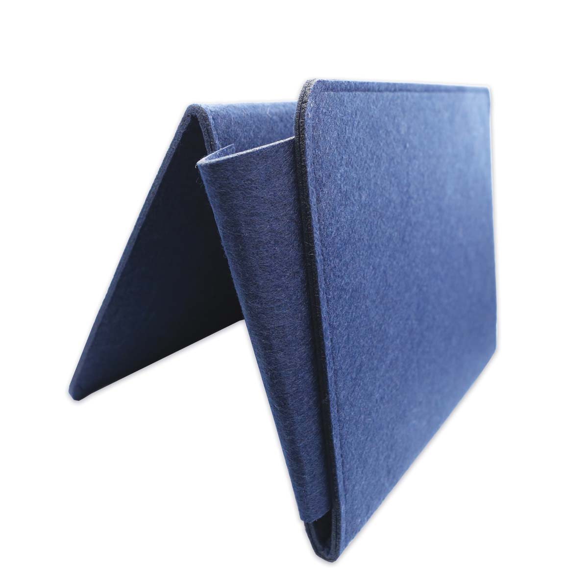 Waterstones Navy Felt Bedside caddy