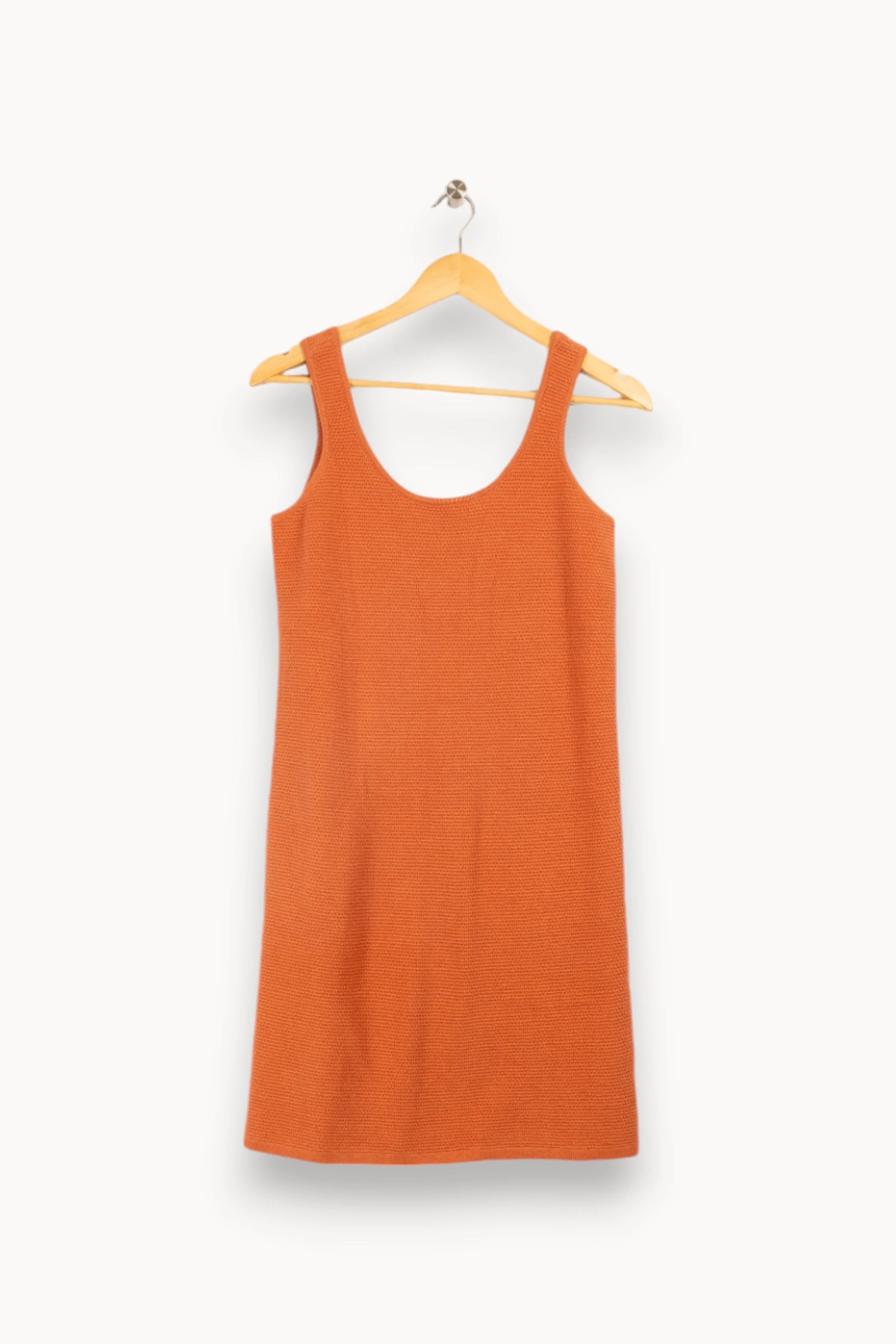 Robe en maille orange | Orange