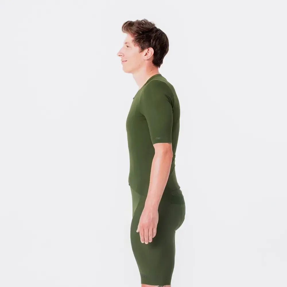 GORE Wear Distance Fietsshirt Korte Mouwen Groen Heren