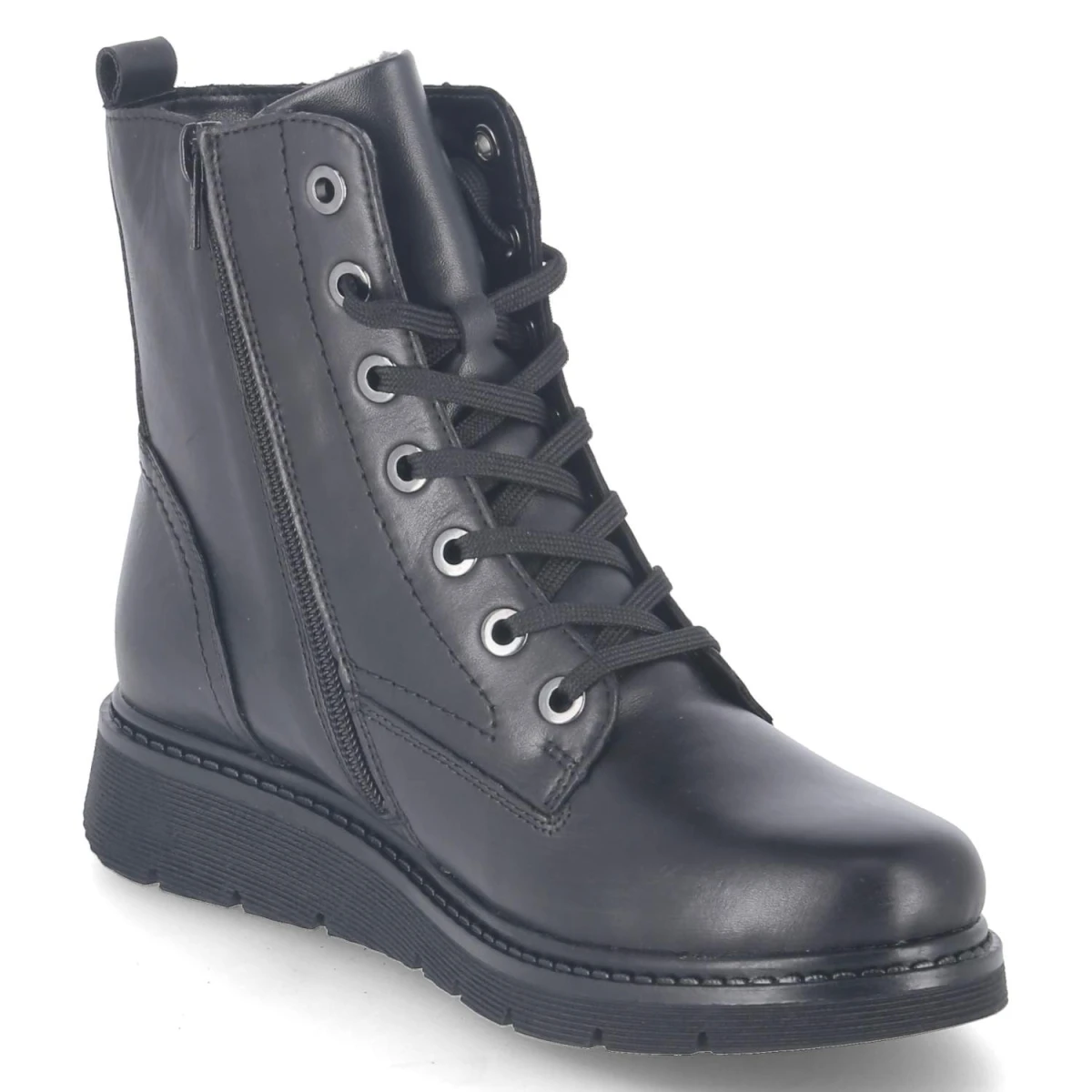 RemonteSchnürboots - schwarz