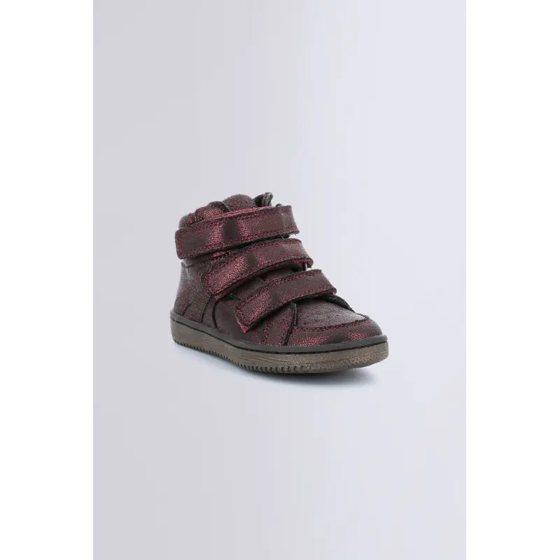 LOHAN BORDEAUX BRILLANT (20-27) SNEAKERS HAUTES Synthétique Fille