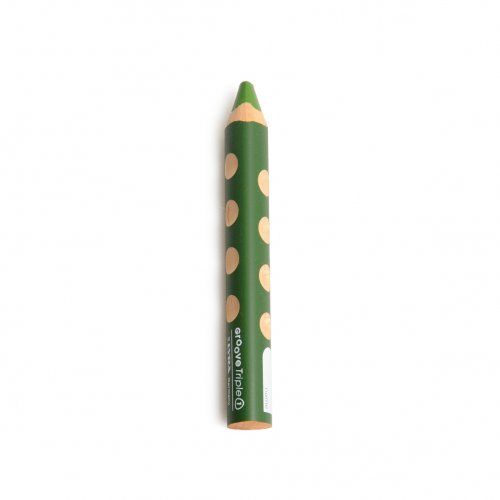 Kleurpotlood 3 in 1, ergonomische grip, olijfgroen