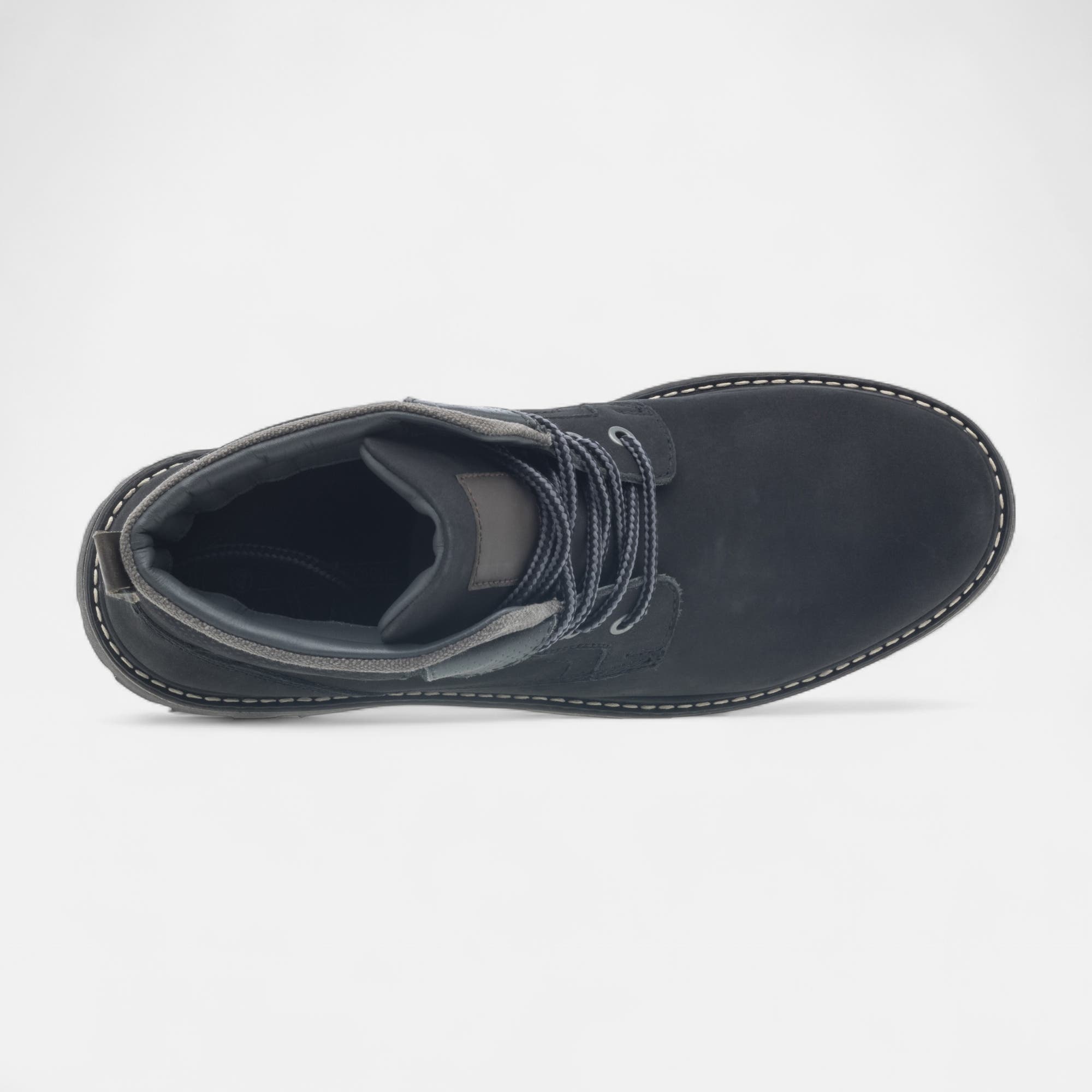 Boots Homme en cuir noir