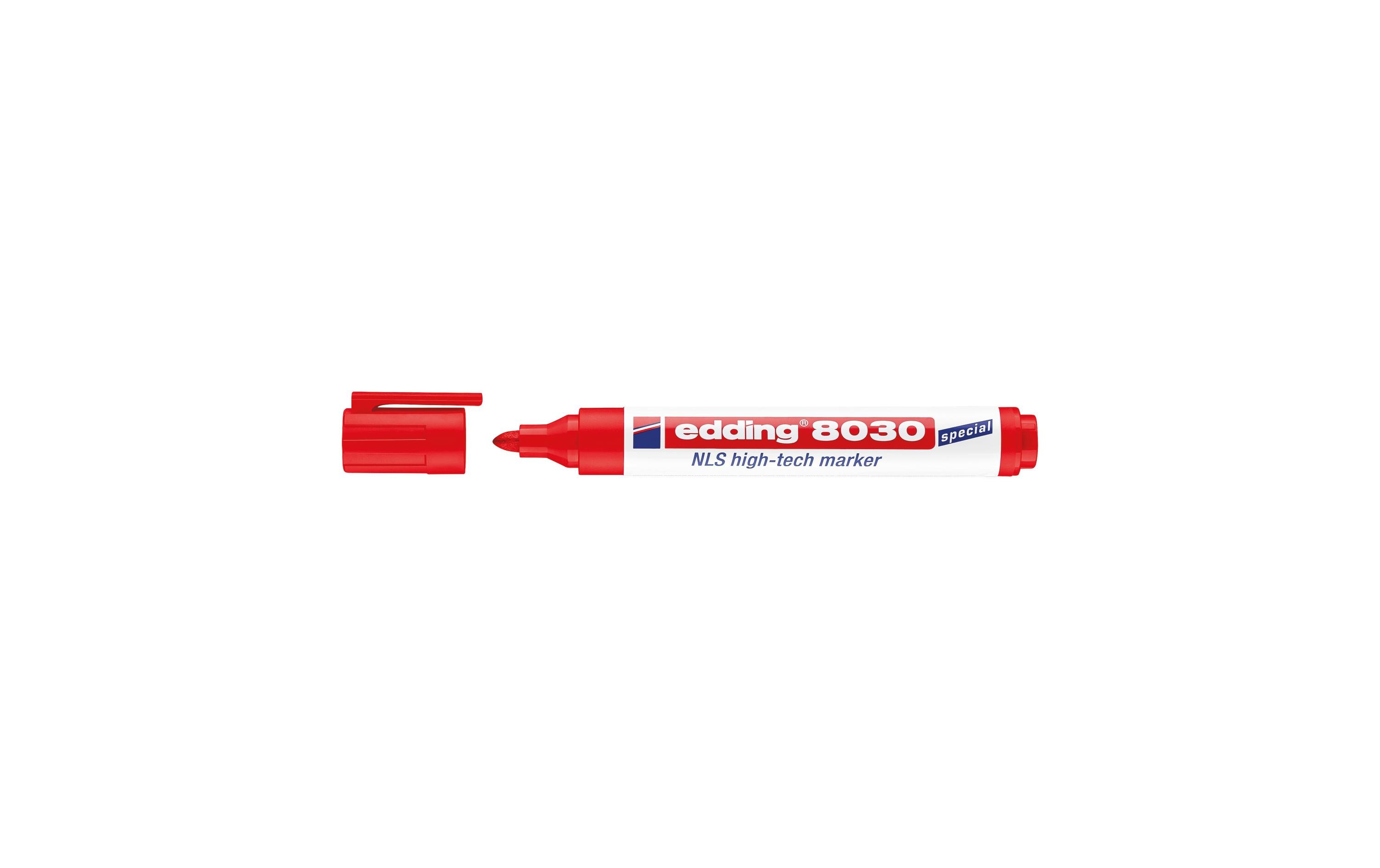 Permanent-Marker NLS 8030 RotHigh-Tech-Marker zur korrosionsarmen Markierung