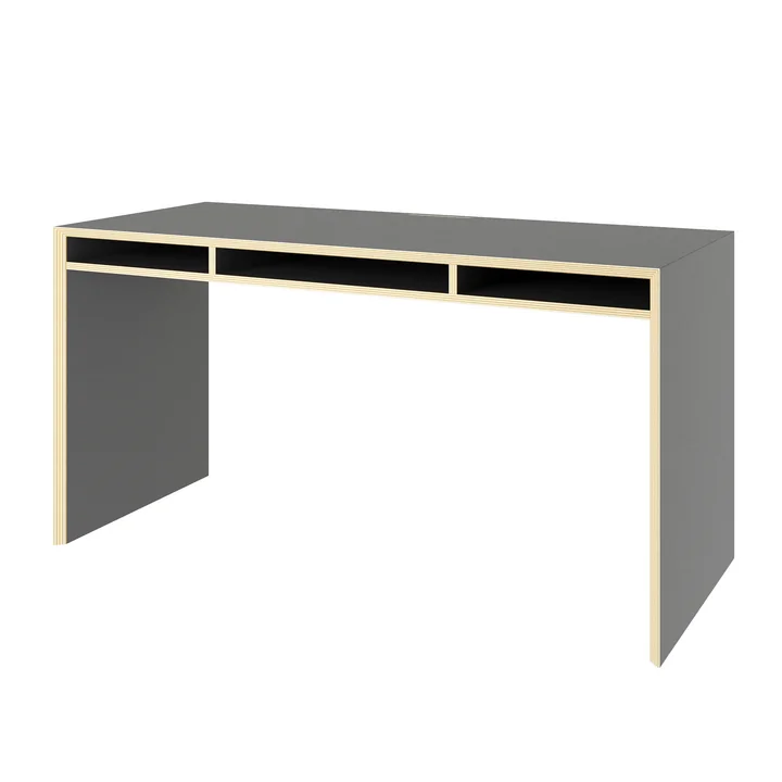 Müller Small Living - Bridge untere Ablage für Schreibtisch, anthrazit