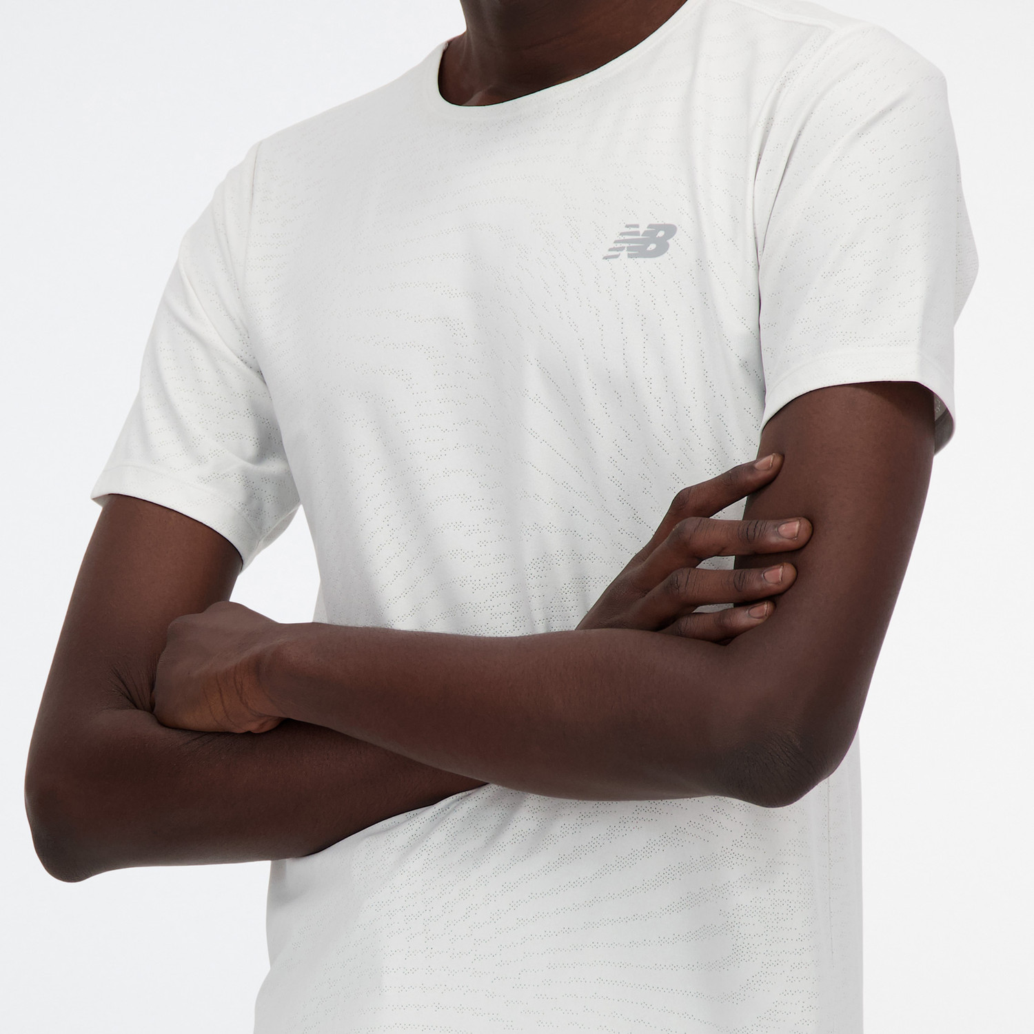 New Balance Jacquard T-Shirt Heren
