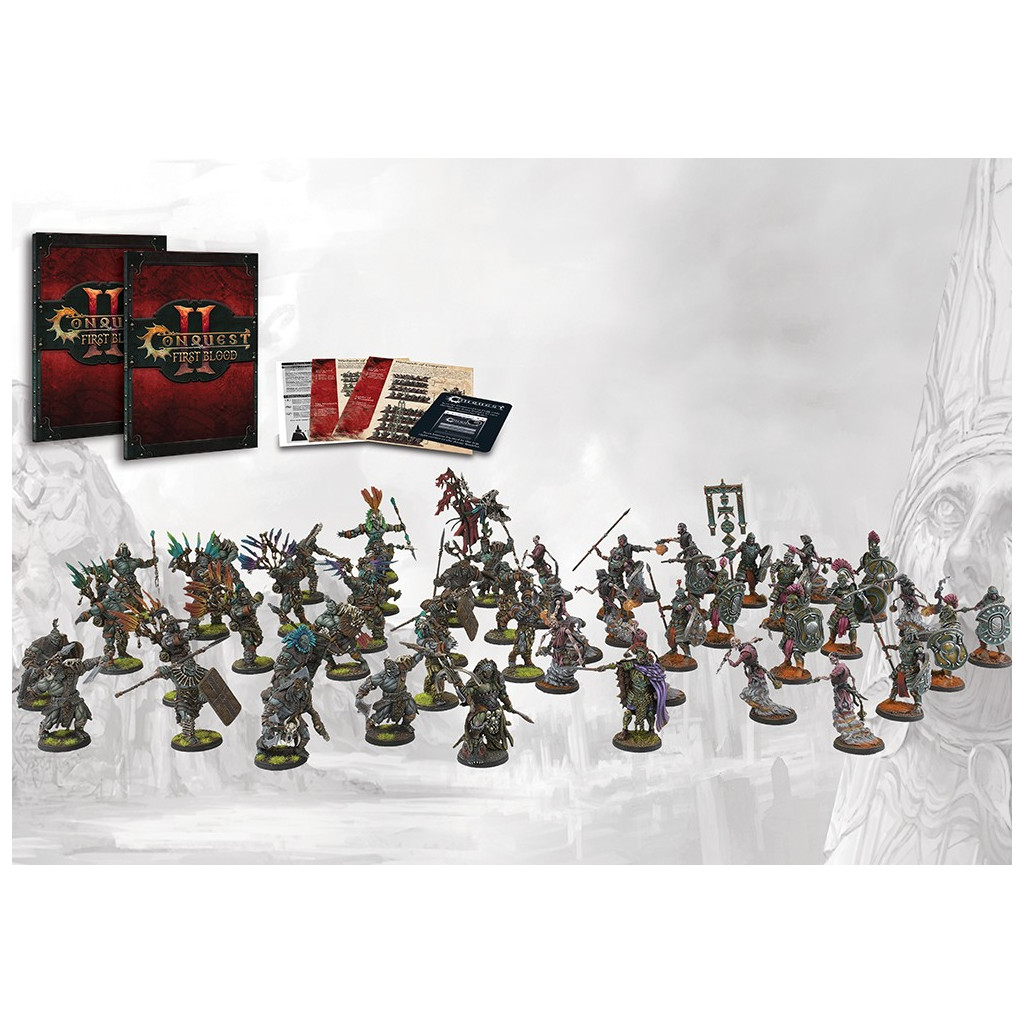Conquest -First Blood Two Player Starter Set: W'adrhun Vs The Old Dominion