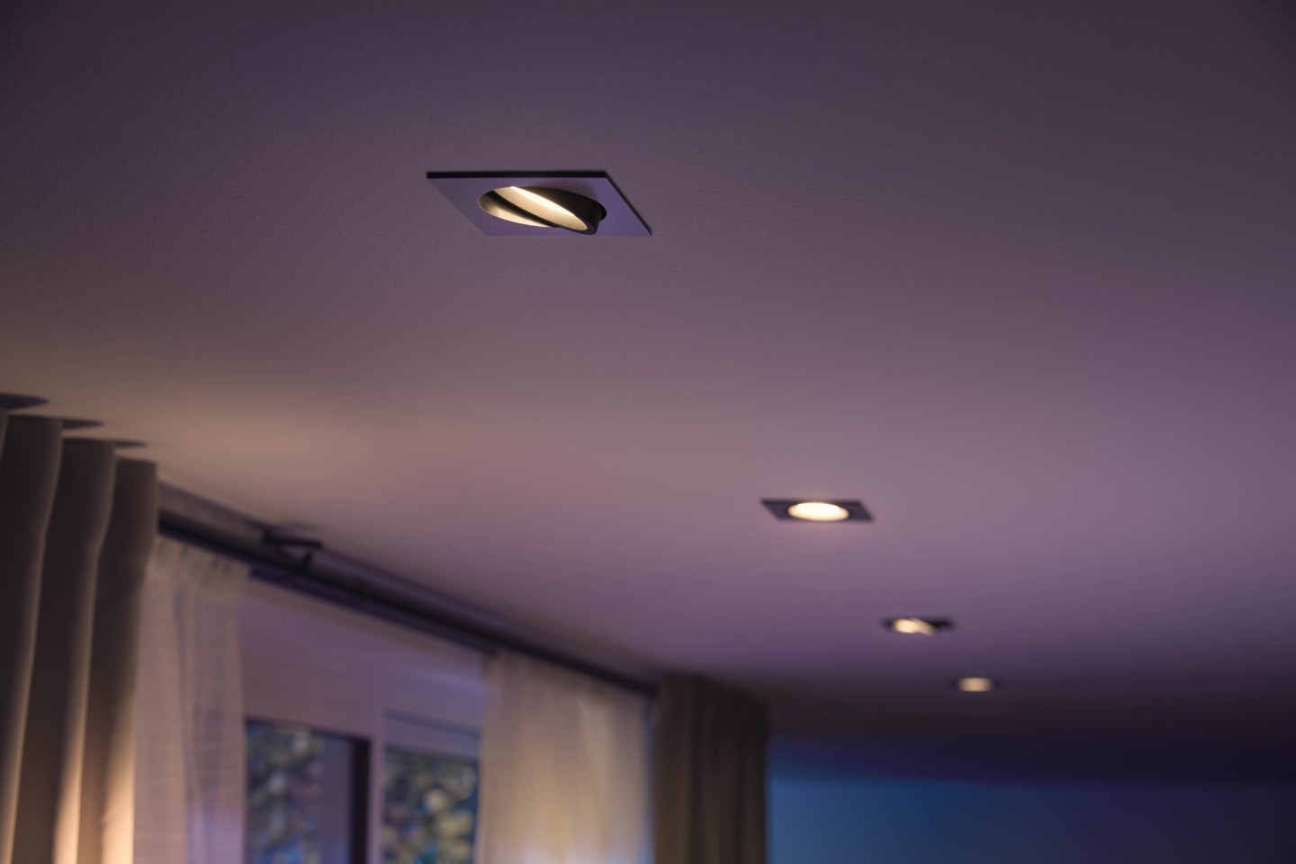 Philips Hue - Centura Hue Recessed Squared - White & Color Ambiance - Aluminium