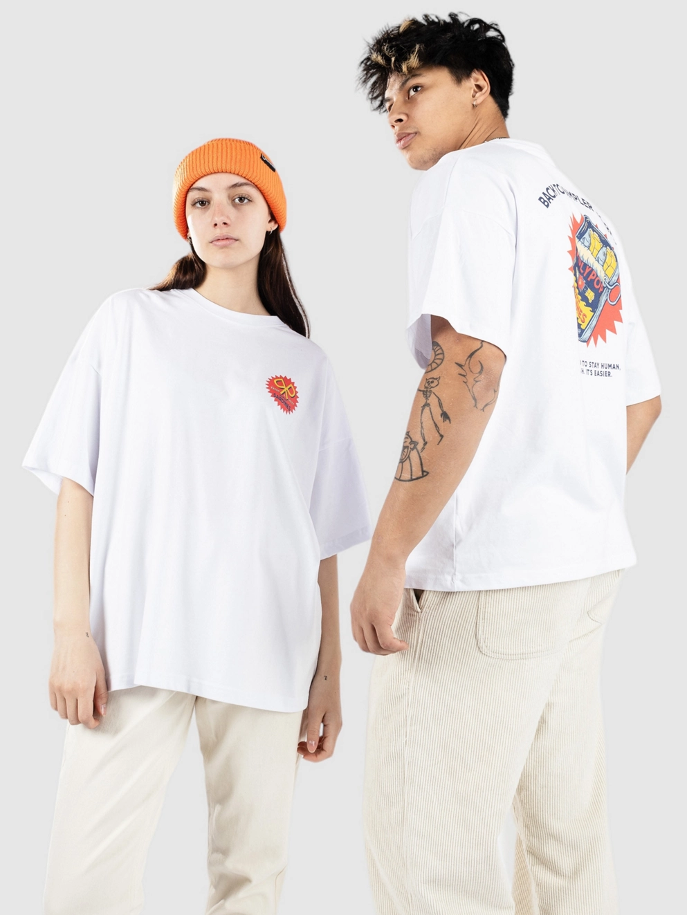 Polypop Human Sardines T-Shirt white