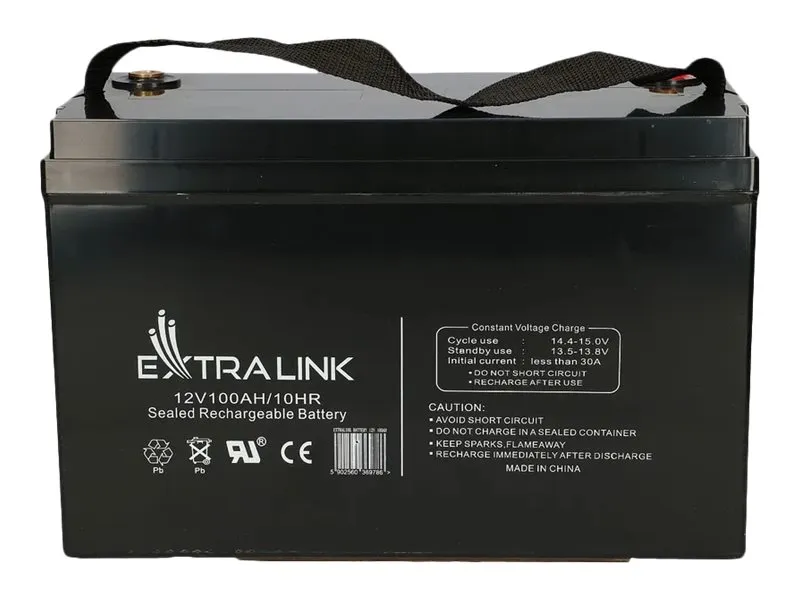 Extralink - UPS-batteri - Blysyre - 100 Ah - sort