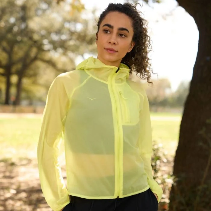 Hoka Dame Jakker Skyflow Jacket Gul