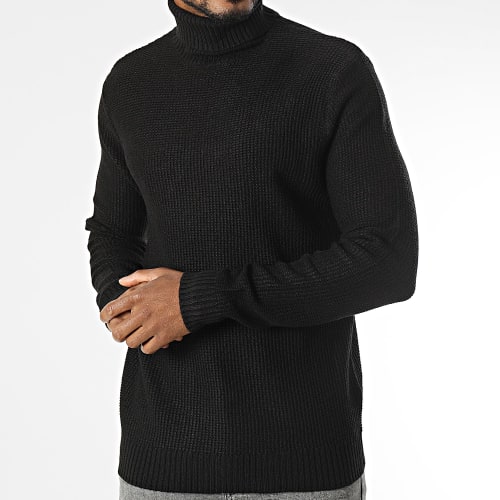 Pull Col Roulé Kyle Noir