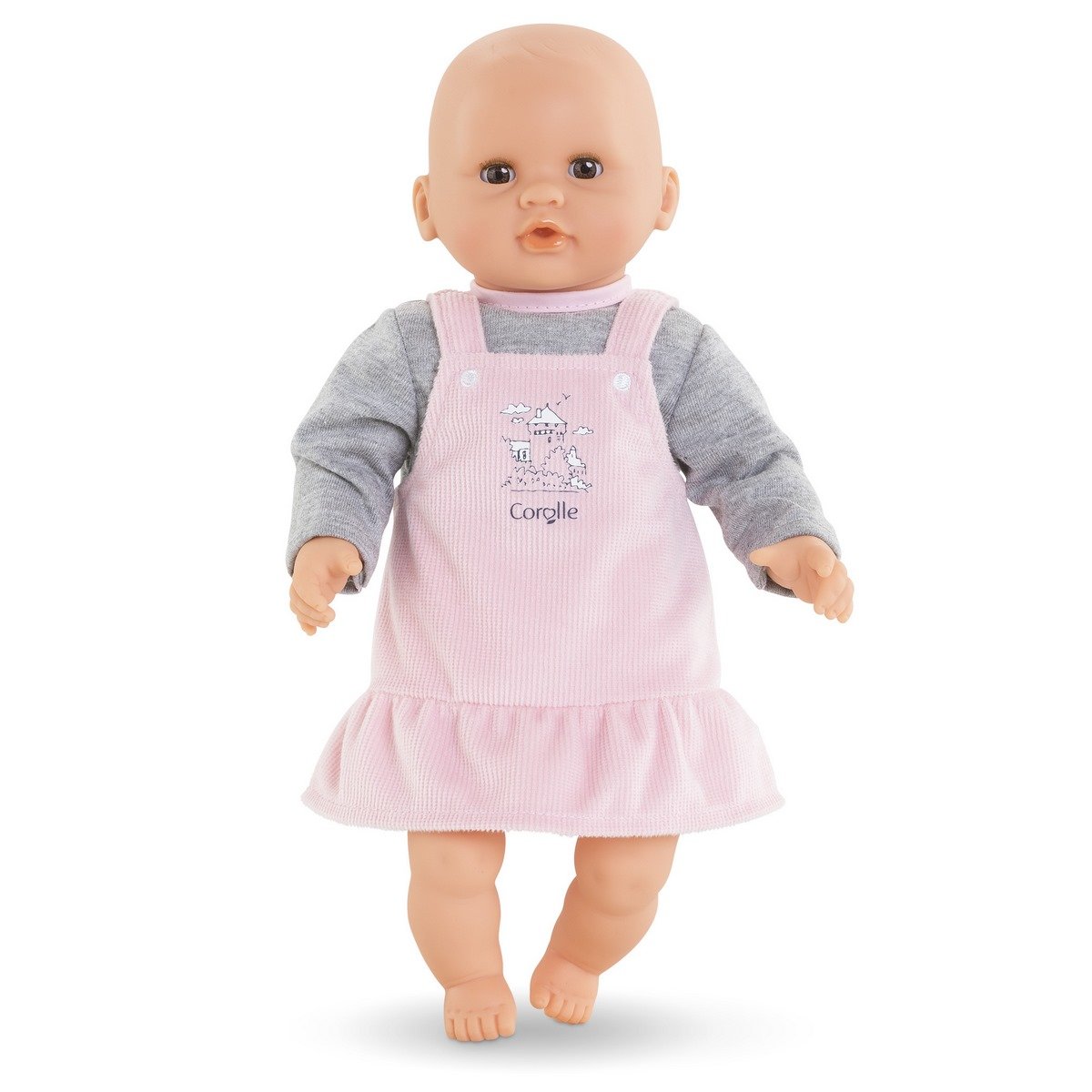 Robe et T-shirt Bords de Loire - Mon premier poupon 30 cm