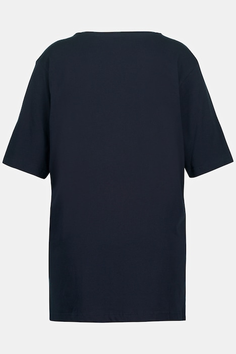 T-Shirt, Rundhalsausschnitt, Relaxed, Halbarm