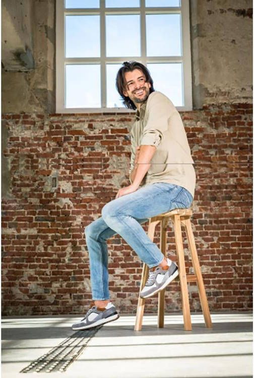 Australian Frederico Lage sneakers Leren Sneaker Heren Grijs