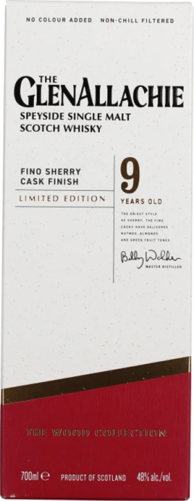 GLENALLACHIE 9 YEARS 2014 FINO SHERRY CASK 70CL