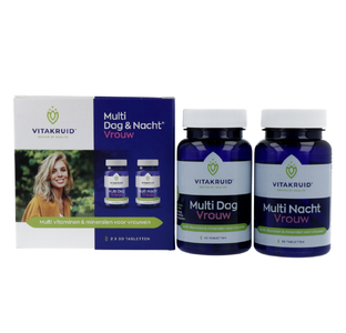 Vitakruid Multi Dag & Nacht Vrouw Tabletten 60TB
