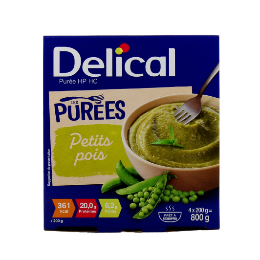 Delical purée de légumes HP HC - Complément nutritionnel oral
