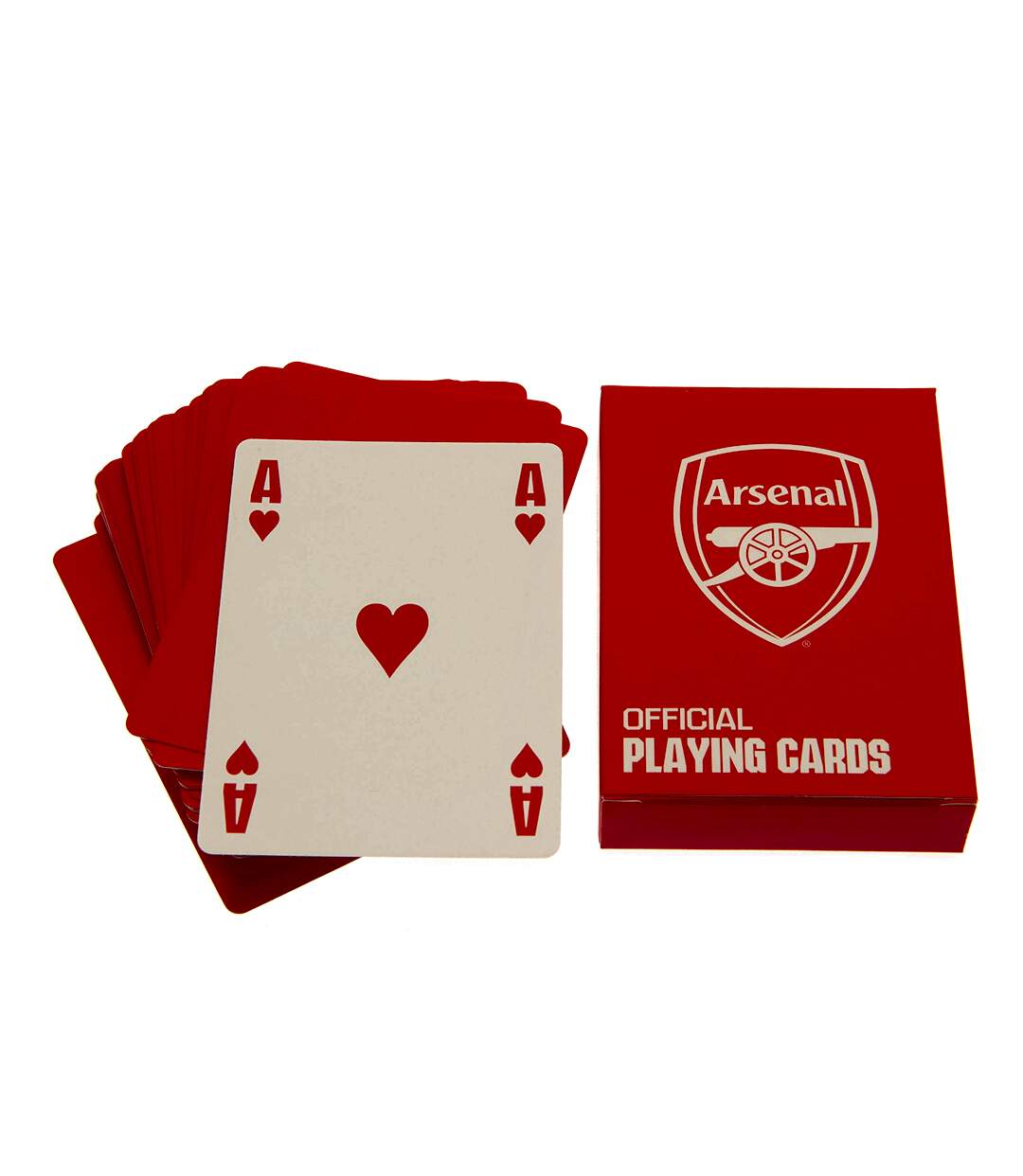 Arsenal FC - Jeu de cartes EXECUTIVE (Rouge / Blanc) (Taille unique) - UTTA11148