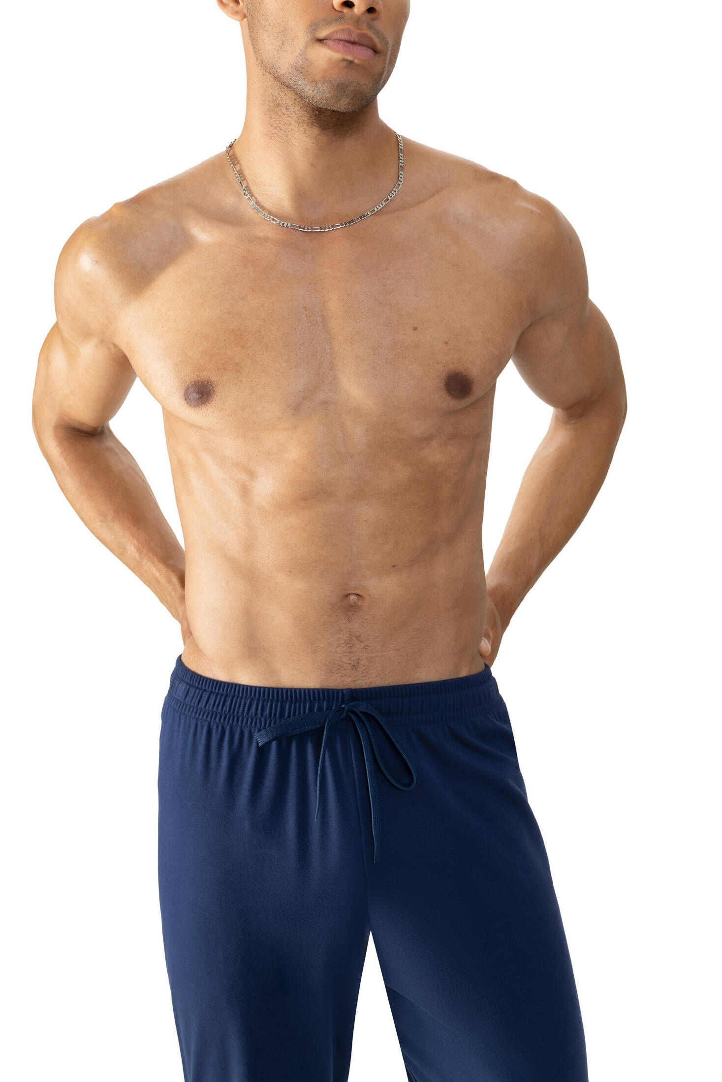 mey| Herren Hose lang Serie Solid Night