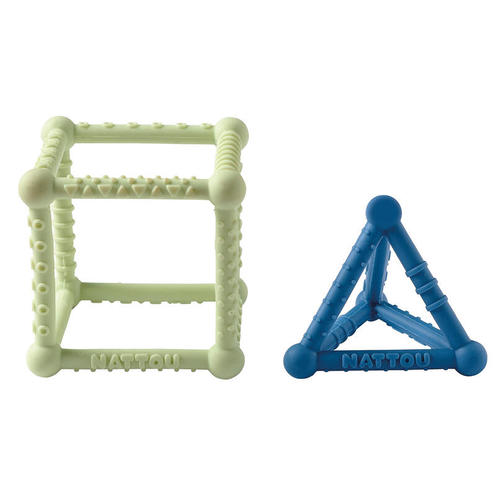 Cube silicone vert/bleu - NATTOU